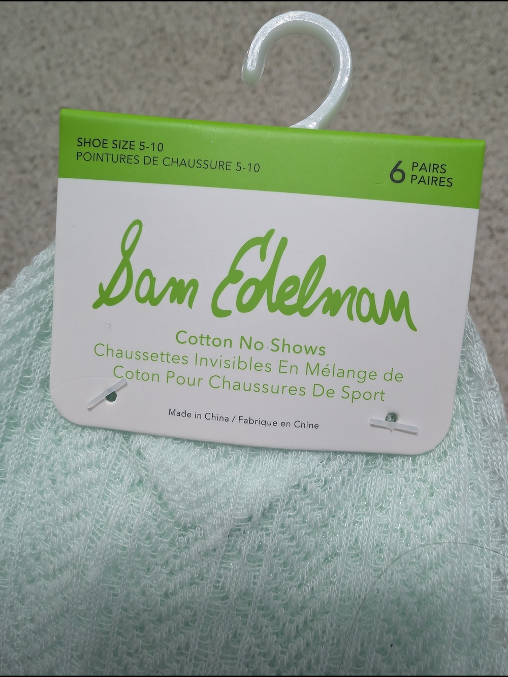 Sam Edelman Lace Cotton No Show Ankle Socks (6 Pairs) - Picture 2 of 6
